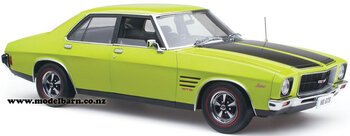 1/18 Holden HQ Monaro GTS Sedan (Barbados Green with Black Stripes)-vehicles-Model Barn