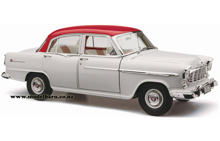 1/18 Holden FE Special Sedan (Gypsy Red over Castle Grey)
