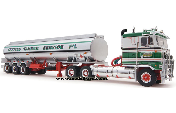 1/64 Kenworth COE & Semi Tanker Trailer "Cootes Tanker Service"