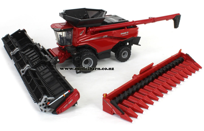 1/64 Case IH AF11 Axial-Flow Combine Harvester on duals with 2 Heads
