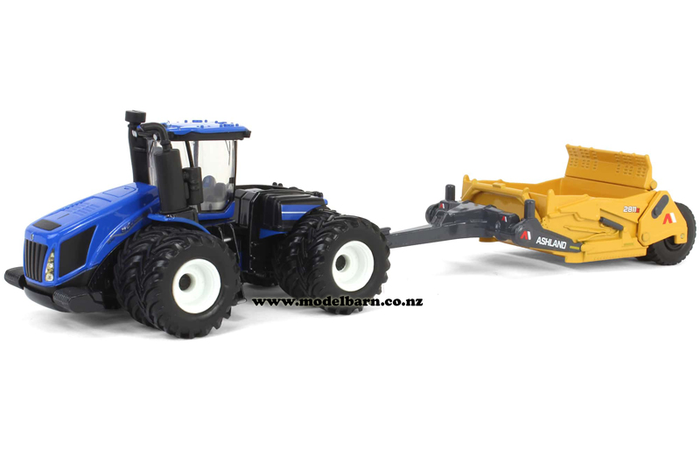 1/64 New Holland T9.700 PLM with Ashland 2811E Towed Scraper