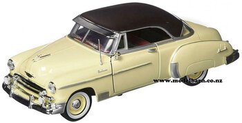 1/24 Chev Bel Air Coupe (1950, cream & brown)-chevrolet-and-gmc-Model Barn