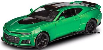 1/24 Chev Camaro ZL1 (2017, green & black)-vehicles-Model Barn