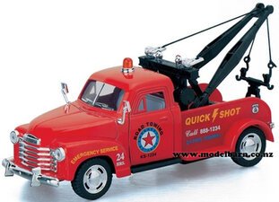 1/38 Chev 3100 Pick-Up Tow Truck (1953, red)-chevrolet-and-gmc-Model Barn