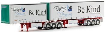 1/50 Freighter Tautliner B-Double Trailer Set "Dolly's Dream"-trucks-and-trailers-Model Barn