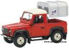 1/32 Land Rover Defender 90 with Canopy (red & silver)