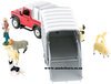 1/32 Land Rover Defender 90 & Ifor Williams Livestock Trailer Sheep Farmer Set