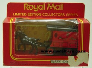 Parcel Delivery Van & Horse "Royal Mail" (93mm)-horse-drawn-vehicles-Model Barn