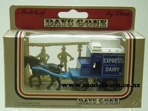 Milk Float & Horse "Express Dairy" (91mm)-horse-drawn-vehicles-Model Barn