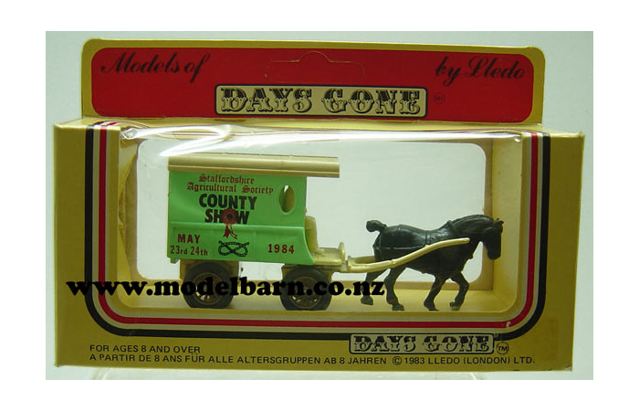 Delivery Van & Horse "Staffordshire County Show" (93mm)