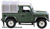 1/32 Land Rover Defender 90 with Canopy (green & silver)
