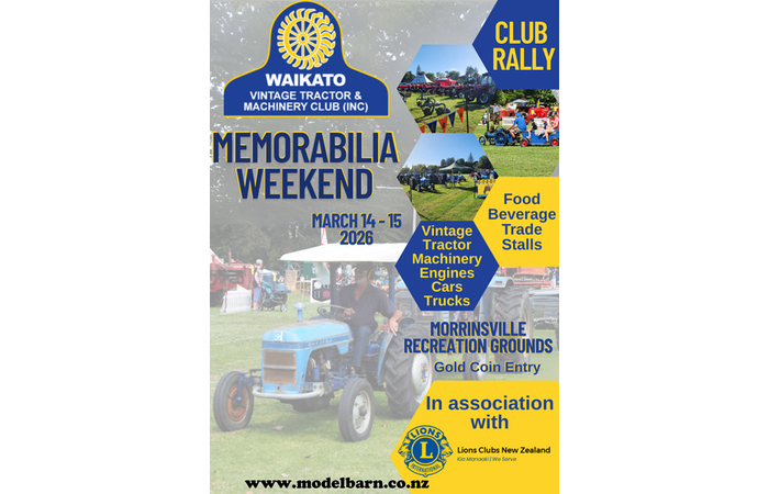 Memorabilia Weekend Vintage Show March 14 & 15 2026