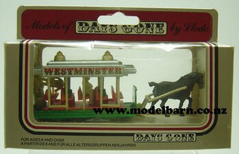 Tram & 2 Horses "Westminster" (118mm)-buses,-coaches-and-trams-Model Barn