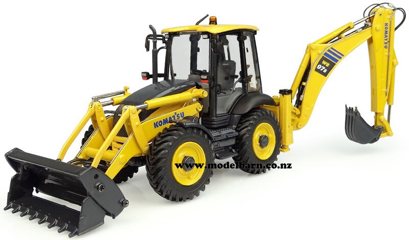 ミニカー 1/50 コマツ UH 8139 WB97S-8 ローダー 1/50 Komatsu WB97S-8 Backhoe Loader - New Arrivals