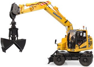 1/50 Komatsu PW148-11 Wheel Excavator with Attachments-construction-and-forestry-Model Barn
