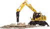 1/50 Komatsu PW180-11 Wheel Excavator with Bucket & Hammer