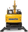 1/50 Komatsu PW180-11 Wheel Excavator with Bucket & Hammer