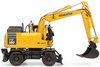 1/50 Komatsu PW180-11 Wheel Excavator with Bucket & Hammer
