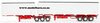 1/50 Freighter Eziliner B-Double Trailer Set (white & red)
