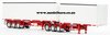 1/50 Freighter Eziliner B-Double Trailer Set (white & red)