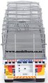 1/50 Freighter Flat Top B-Double Trailer Set (metallic blue)