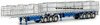 1/50 Freighter Flat Top B-Double Trailer Set (blue & white)