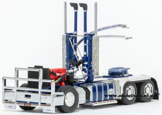 1/50 Kenworth K200 Prime Mover 2.8m Chassis, Wheels & Bullbar Replacement (metallic blue)-other-items-Model Barn