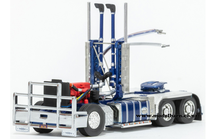 1/50 Kenworth K200 Prime Mover 2.8m Chassis, Wheels & Bullbar Replacement (metallic blue)