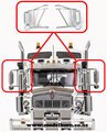 1/50 Kenworth T908/T909 Mirror Set Replacement