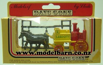 Shand Mason Steam Fire Engine & 2 Horses (103mm)-fire-Model Barn