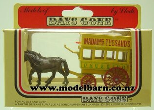Double Decker Bus & 2 Horses "Madame Tussaud's" (106mm)-buses,-coaches-and-trams-Model Barn