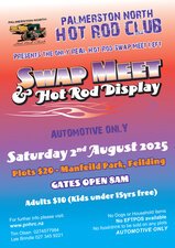 Feilding Hot Rod Show & Swap Meet August 2 2025-upcoming-events-Model Barn
