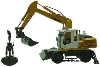 1/50 Liebherr A904C Wheel Excavator with Accessories-liebherr-Model Barn