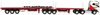 1/50 Volvo FH4 & Freighter Flat Top B-Double Trailer Set "Borger Cranes"