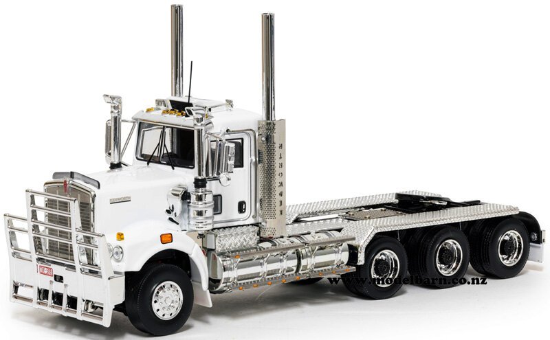 1/50 Kenworth C509 Tri-Drive Prime Mover (White & Black) - Trucks