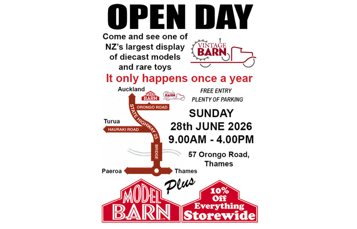 Model Barn, Vintage Barn Public Open Day June 28 2026