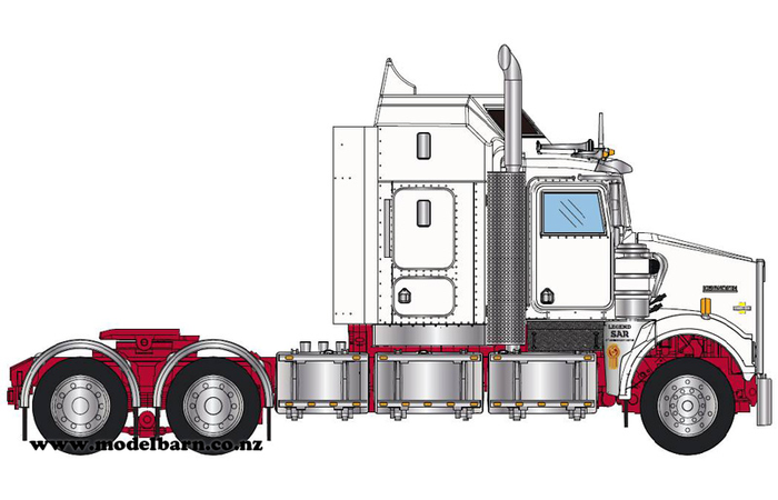 1/50 Kenworth Legend SAR Prime Mover (White & Red)