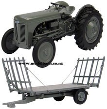 1/32 Ferguson TEA-20 & Tipping Hay Trailer Combo-ferguson-Model Barn