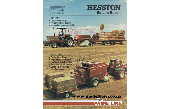 Hesston Square Balers Sales Brochure