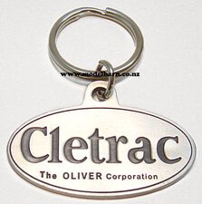 Keyring Pewter "Cletrac"-key-rings-Model Barn
