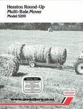 Hesston 5200 Round-Up Multi-Bale Trailer Sales Brochure-hesston-Model Barn