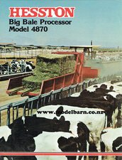 Hesston 4870 Big Bale Feeder Sales Brochure-hesston-Model Barn