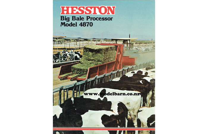 Hesston 4870 Big Bale Feeder Sales Brochure
