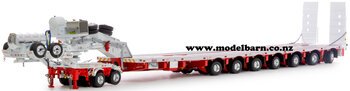 1/50 Drake 2x8 Dolly & 7x8 Steerable Trailer "Bowers Heavy Haulage"-trucks-and-trailers-Model Barn