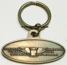 Keyring Pewter "Hart Parr"-key-rings-Model Barn