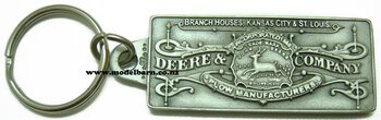 Keyring John Deere Dealership (1876)-key-rings-Model Barn