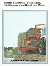 Hesston StakMovers, StakFeeders, StakProcessors & Round Bale Movers Sales Brochure-hesston-Model Barn
