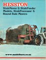 Hesston StakMovers, StakFeeders, StakProcessors & Round Bale Movers Sales Brochure
