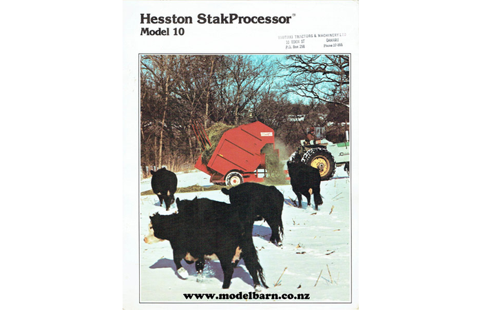 Hesston 10 StakProcessors Sales Brochure