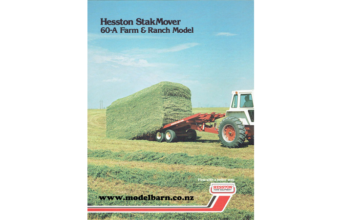Hesston 60-A Farm & Ranch Model StakMover Sales Brochure